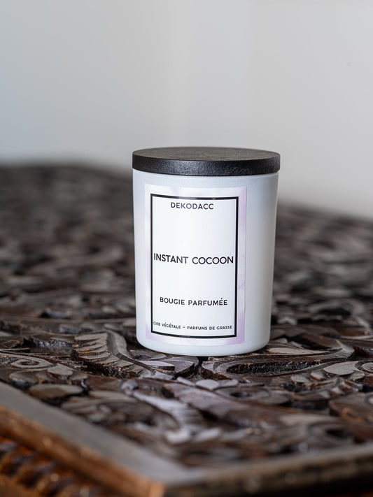 Bougie parfumée naturelle “Instant Cocoon”